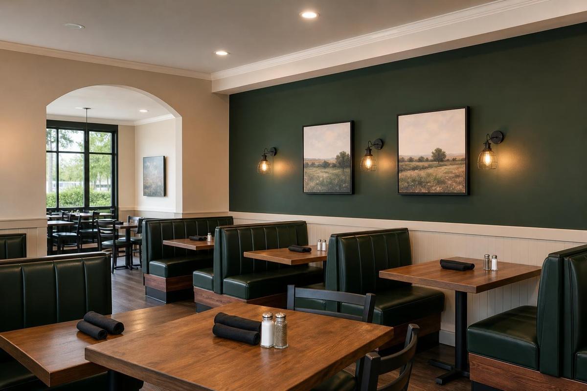 Restaurant interior repaint