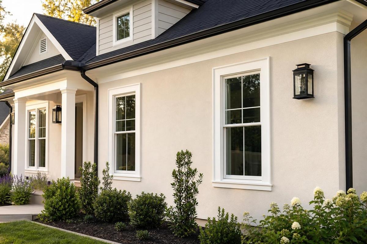 Stucco and trim exterior refresh