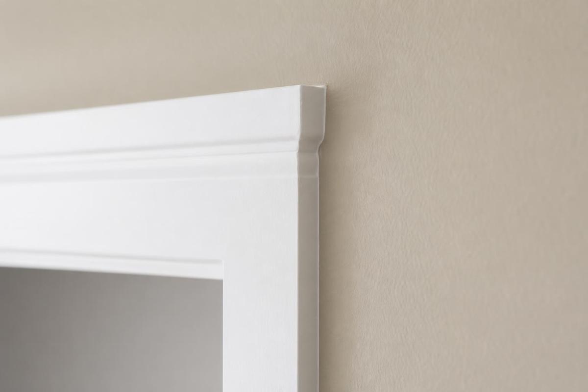 Detailed interior trim paint finish